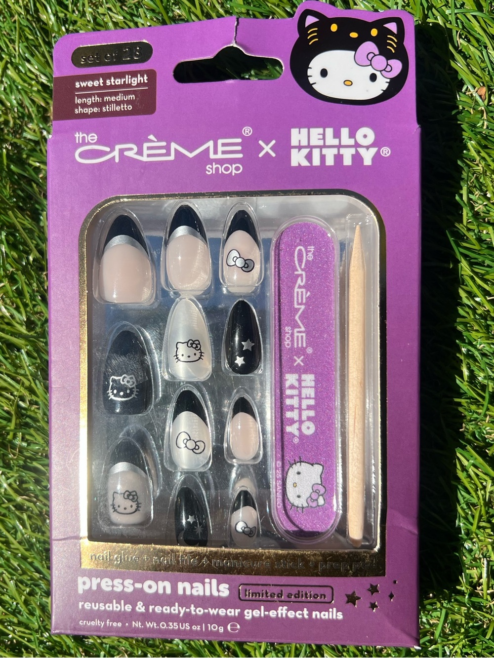 Hello Kitty x the Crème Sweet Starlight Press On Nails